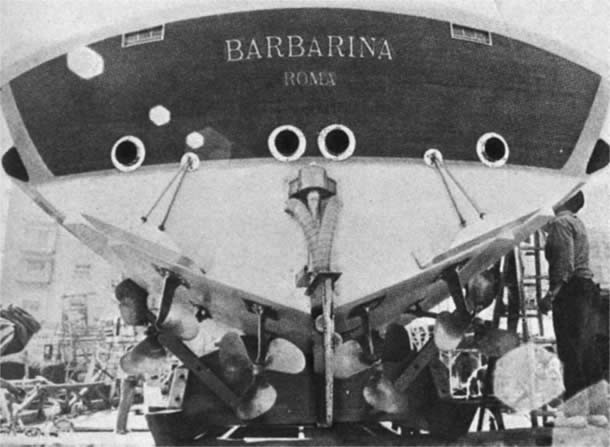 Barbarina dei cantieri Delta - Barca d'epoca progetto di Sonny Renato Levi