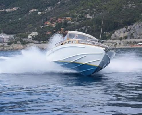 Prova in mare Finale Ligure: Speranzella Fujiyama 32' Cabin Cruiser