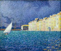 Paul Signac 1895 Saint Tropez l’orage.