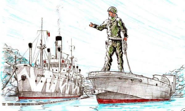 Nave Asmara - barchino esplosivo MT2