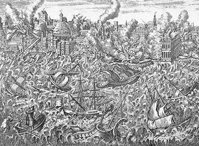Maremoto Porto di Lisbona 1755
