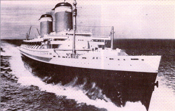 La United States the big ship del 1952-53.329 tonnellate di stazza - velocità media di 34,11nodi