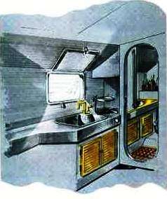Ilver-Italmarine "Spazio 25" cucinino-bagno