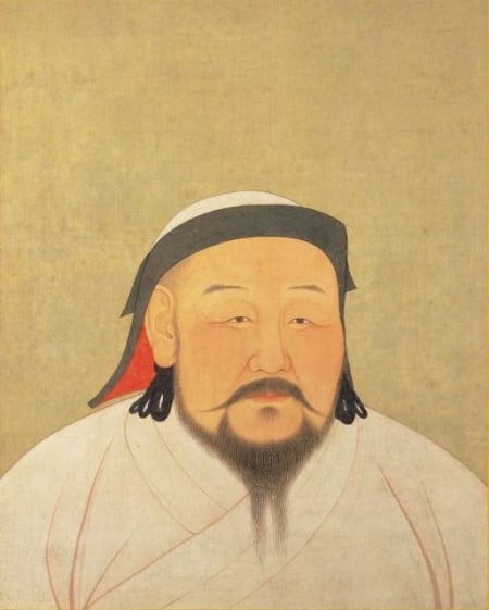Yuan Emperor Album Khubilai Portrait