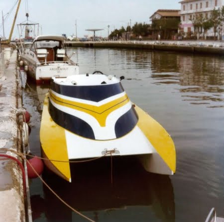 Arcidiavolo II trasformato in barca da diporto