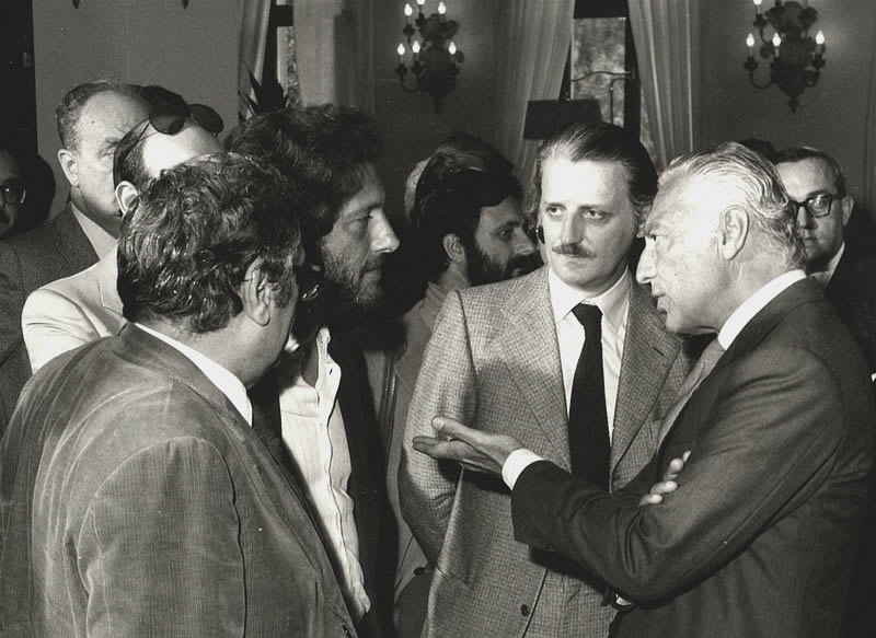 Gianni Agnelli con Antonio Soccol