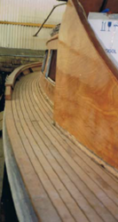 Restauro barca d'epoca legno