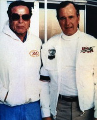 Don Aronow e George Bush (padre).