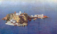 Isolotto-S.Martino-Siluripedio-base-lancio-collaudi-siluri-cartolina a colori-1943